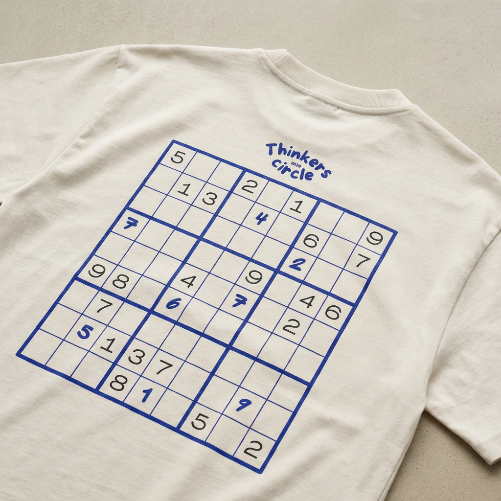 SUDOKU Oversized Tee