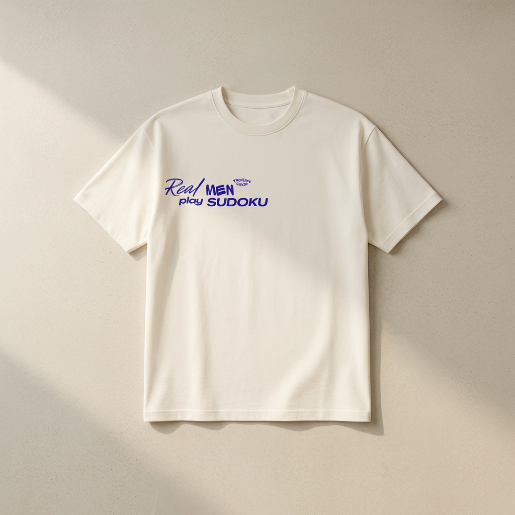 SUDOKU Oversized Tee