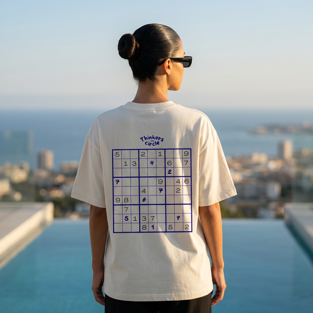 SUDOKU Oversized Tee