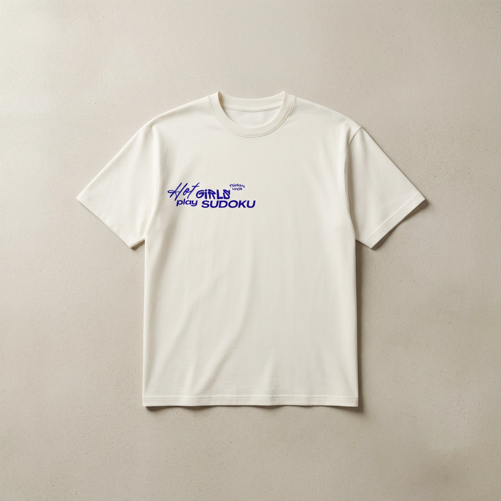 SUDOKU Oversized Tee