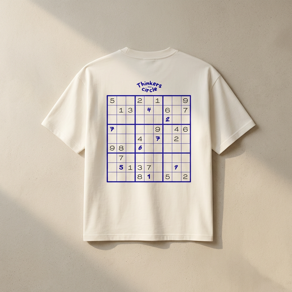 SUDOKU Oversized Tee