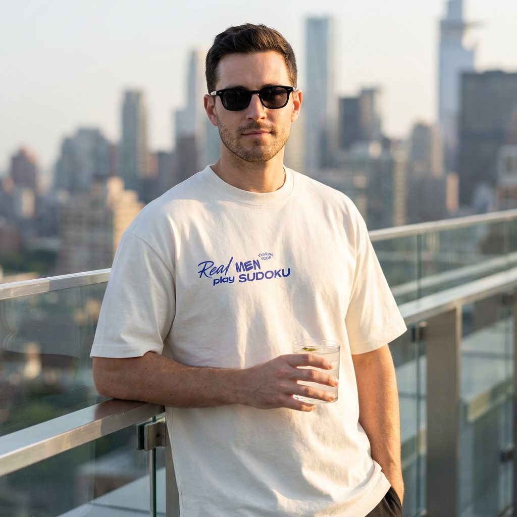 SUDOKU Oversized Tee