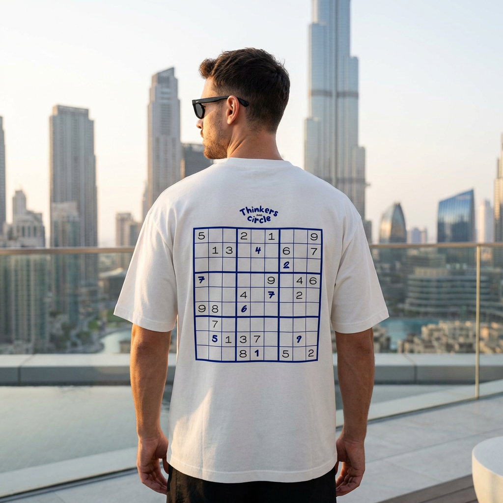 SUDOKU Oversized Tee